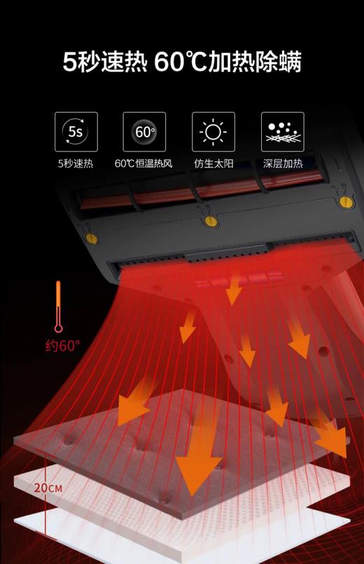 莱克吉米除螨仪家用床上除螨神器小型紫外线杀菌机吸尘器莱克B703 商品图6