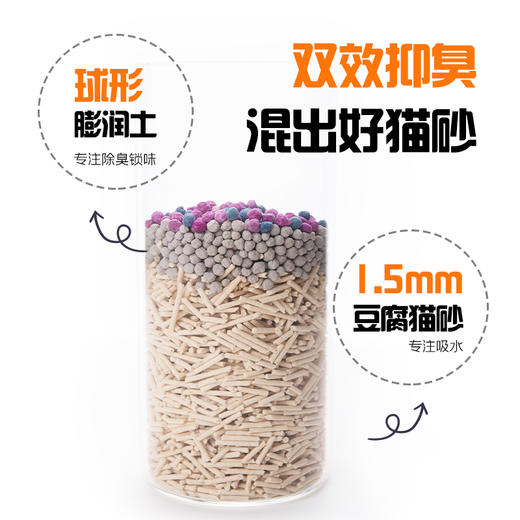 安琪酵母自营 | 福邦·福小主酵母精华混合猫砂 2.5kg 商品图4