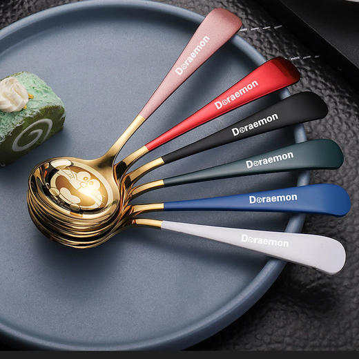 不锈钢星巴勺子家用加厚精品勺创意ins甜品餐勺可爱女神勺子 商品图6