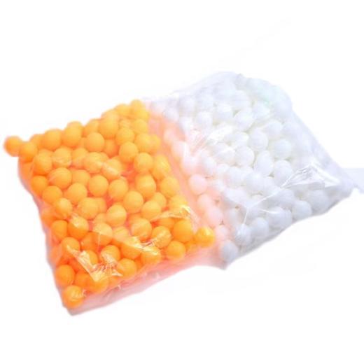 无字无缝摸奖乒乓球活动游戏娱乐乒乓球黄白色喷球机用球抽奖道具1个 商品图2