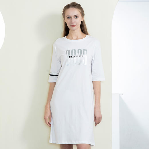 【超值套餐】爱帝女士睡裙纯棉可外穿连衣裙 商品图4