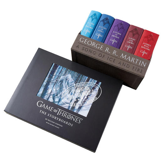 【中商原版】权力的游戏：冰与火之歌1-5套装+分镜脚本设计 英文原版 A Song of Ice and Fire 1-5 SET+The Storyboards 商品图2