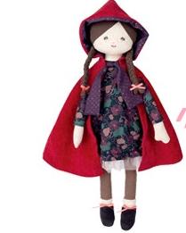 法国moulinroty小时光系列小小红帽娃娃 28厘米 商品图0