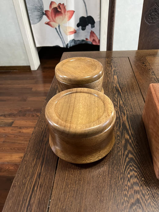 楸木本因坊罐+A7号老云子 商品图1