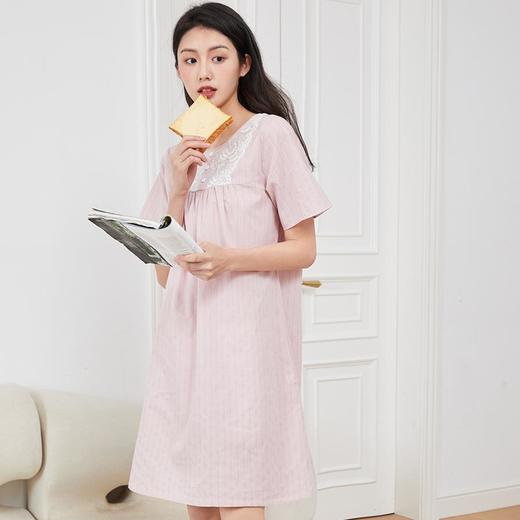 3楼 美标纯棉短袖睡裙89166 商品图1