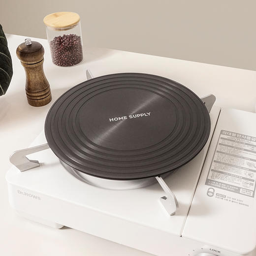 kimscook燃气灶导热盘家用煤气灶导热板防烧黑炉灶隔热板解冻24cm 商品图1