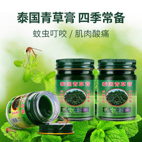泰国原装青薬膏快速防蚊虫叮咬防鼻塞肌肉酸痛消肿扭伤sjmh50