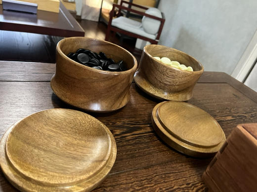 楸木本因坊罐+A7号老云子 商品图8