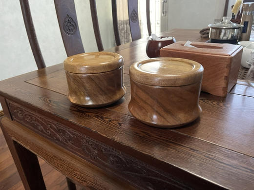 楸木本因坊罐+A7号老云子 商品图0