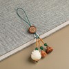 手工编车钥匙扣挂件桃木黄杨菩提莲花包包饰闺蜜朋友礼物玉石挂件 商品缩略图7