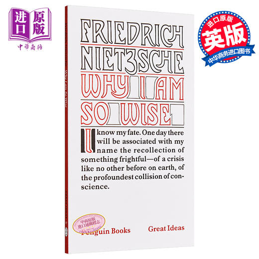 【中商原版】尼采：天才，舍我其谁？ 英文原版 Penguin Great Ideas : Why I Am So Wise Friedrich Nietzsche 商品图0