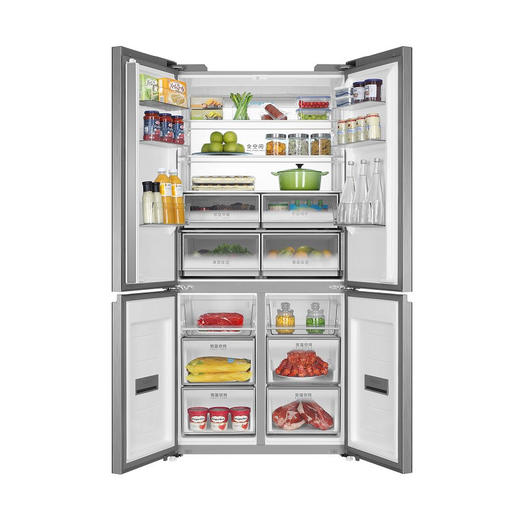 海尔（Haier）600升全空间保鲜零距离自由嵌入式十字对开门四门冰箱 BCD-600WSGKU1 商品图3
