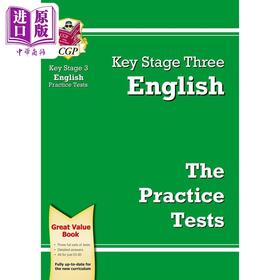 【中商原版】英国CGP原版 KS3 English Practice Tests KS3 英语练习测试