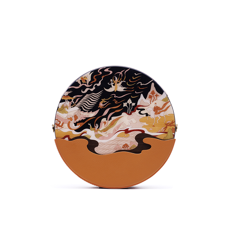 镶嵌“洛神赋”主题圆包