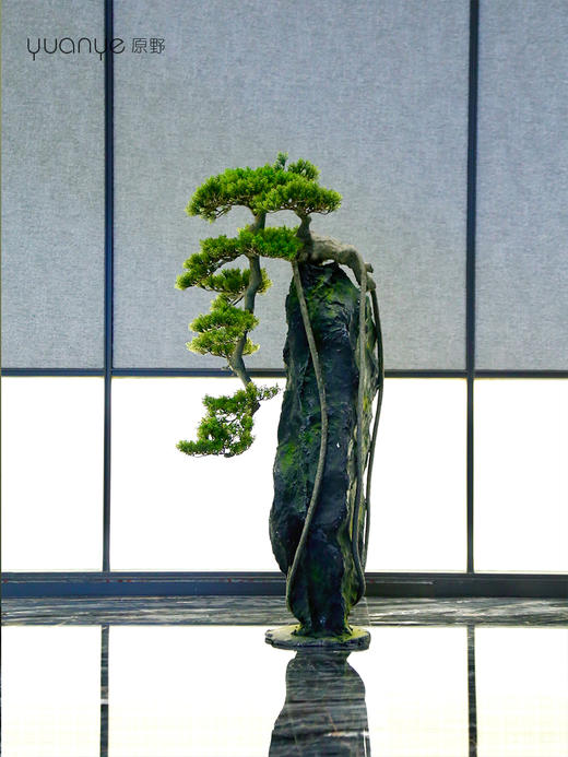 酒店仿真迎客松商场软装大型绿植假松树造型高档落地景观摆件摆设 商品图1