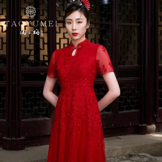 3楼 陶玉梅蕾丝旗袍 商品图2