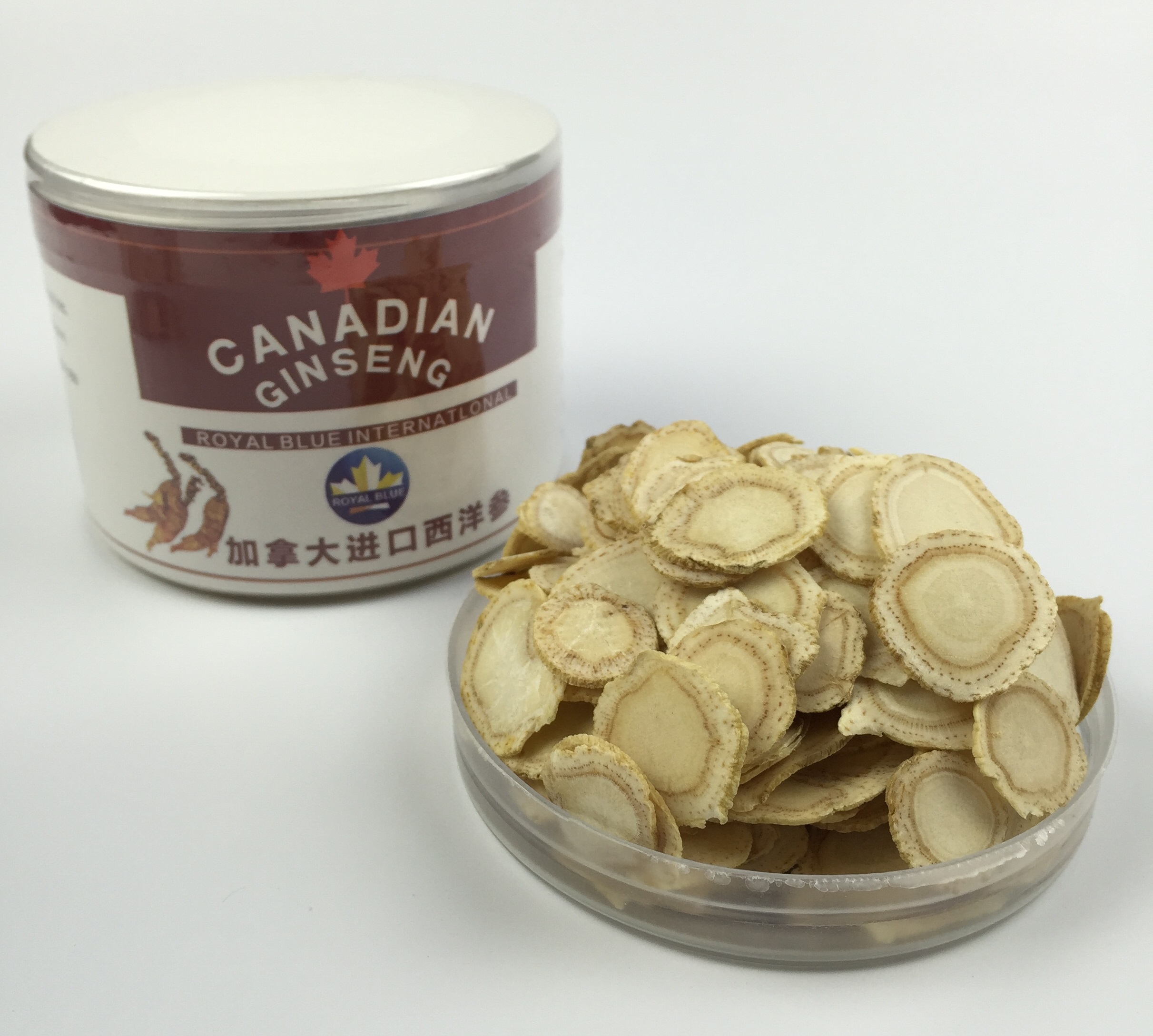 加拿大进口天然野生西洋参片大切圆片2种规格可选（跨境）