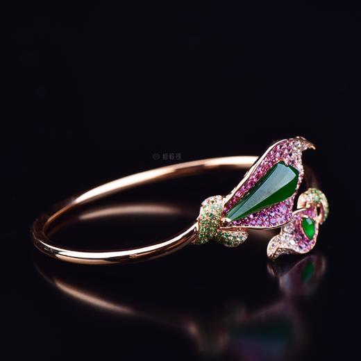 【纯美的爱】马蹄莲翡翠手环-SZ12106017 商品图2