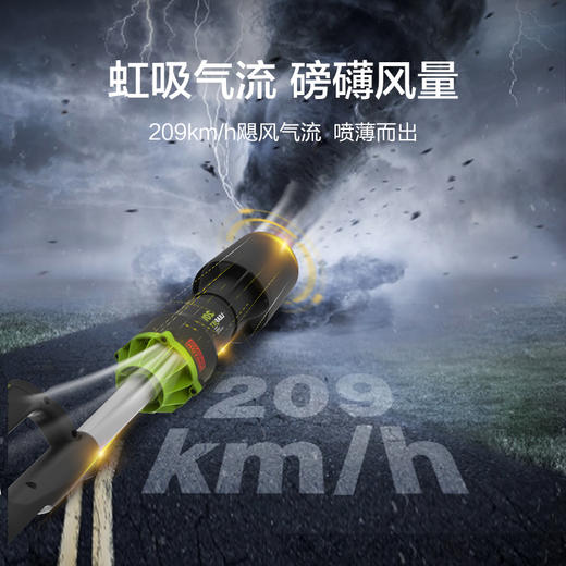 威克士20V无刷吹风机WU231.9大功率工业用鼓风机吹灰机施工除尘器 商品图1