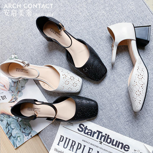 安启美奈夏季单品凉鞋舒适简约 商品图9