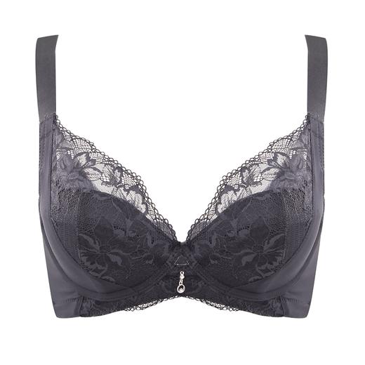 贝佳人新品本命年红色轻薄透气蕾丝显小内衣温感远红外养护文胸 商品图2