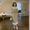 （清仓现货）【社群供V】2022夏季新品小众设计感气质淑女短袖外套+显瘦半身裙两件套涤纶2 商品缩略图4