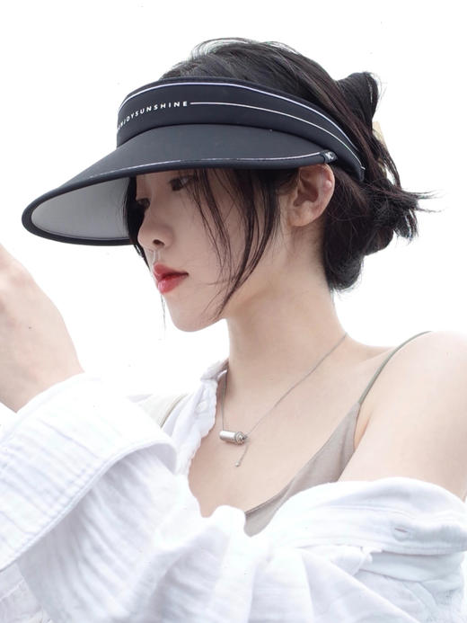 VVC防晒帽子女神帽风尚版 /时尚版 大帽檐遮脸防紫外线遮阳 商品图12