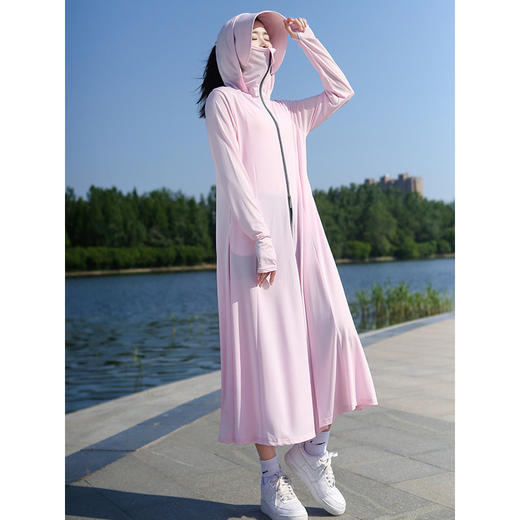 BMT-dbq-02电动车裙连衣裙衣中长款全身夏季女薄款新款冰丝 商品图6