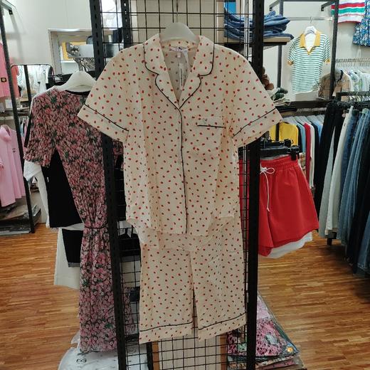 女VS草莓套装睡衣 商品图0
