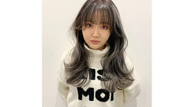 灰色羽挑染-ABI5-18