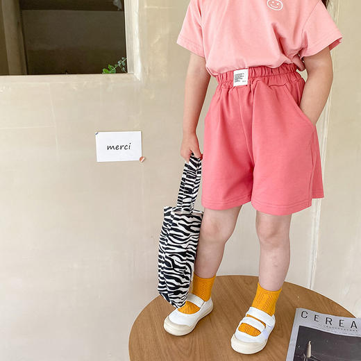 （清仓现货）清仓现货现发【社群供X】男女童韩版宽松运动短裤100%棉 商品图4