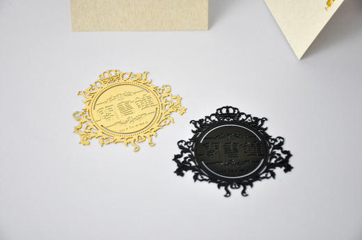 钟书阁LOGO金属艺术书签  商品图4