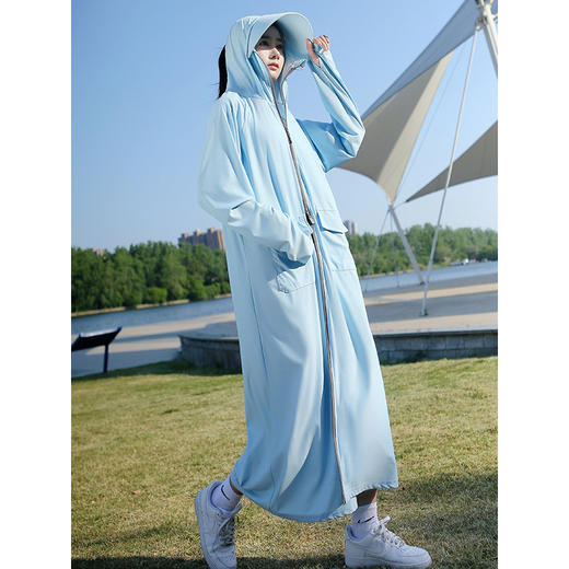 BMT-kdck宽松衣大码女款200斤夏季 中长款全身薄款透气电动车 商品图4