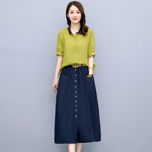 时尚优雅气质，休闲通勤风两件套HR-BBL2210-1 商品图2