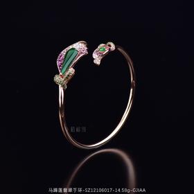 【纯美的爱】马蹄莲翡翠手环-SZ12106017