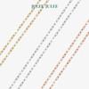 【细素链】【配件】JULEEJULEE茱俪 18K金 日本进口素链 商品缩略图0