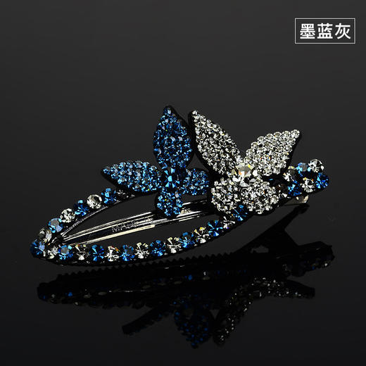 LBE-bj323刘海夹韩国成人发饰水钻甜美蝴蝶结优雅淑女发夹子简约发前夹头饰 商品图4