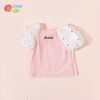 贝贝怡夏季新款女童上衣甜美时尚泡泡袖短袖T恤 商品缩略图2