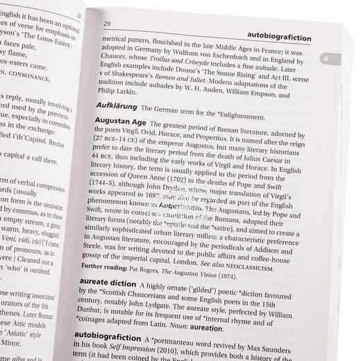【中商原版】The Oxford Dictionary of Literary Terms 英文原版 牛津词典:文学术语（牛津文学术语词典） Chris Baldick 商品图3