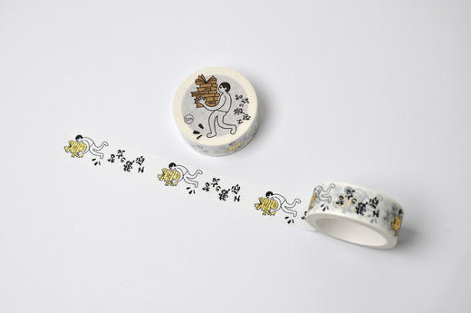 钟书阁知识的搬运工烫金胶带和纸胶带 商品图1