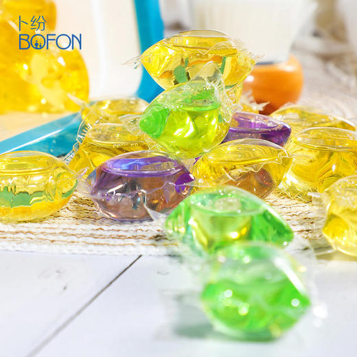 【卜纷Bofon】249颗洗衣凝珠组合套装y菌洗护柔顺三合一8倍洁净力30S速溶快速分解去污渍专业配方8倍浓缩清洁精华持久留香 商品图2