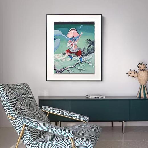 《雪松》吴琼丝网版画 商品图2