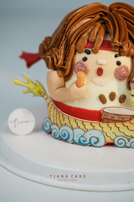 赛龙舟（5寸加高红丝绒蛋糕） 商品图3