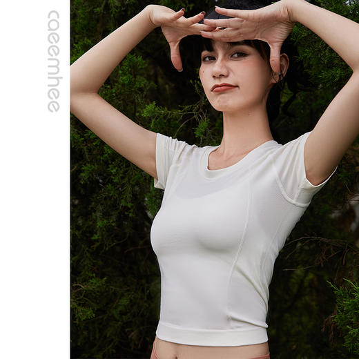 卡益短袖不可插胸垫KX01134-D 短款 商品图2