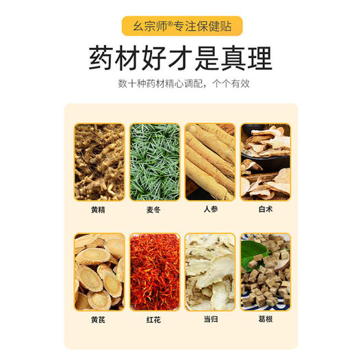 【辅助平稳血糖】血糖保健贴 中老年三高人群必备 十种药材呵护心血管 绛糖清糖贴茶片6贴/盒 商品图1