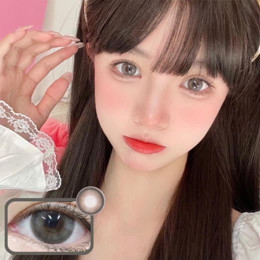 月抛 Kikicon 迷雾白茶 14.5 着色 14.2 商品图0