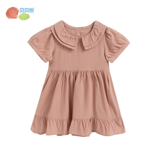 贝贝怡女童小清新田园风连衣裙夏季新品泡泡袖长裙222Q321
 商品图5