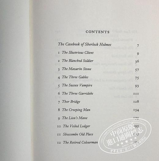 【中商原版】Wordsworth Collectors 经典小说收藏版福尔摩斯系列7册 Arthur Conan Doyle 商品图5