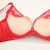 贝佳人新品3/4中厚杯聚拢内衣本命年女性感深V易穿搭红色文胸 商品缩略图3