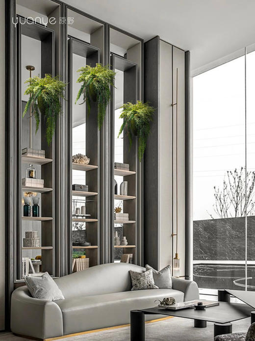 新中式仿真迎客松摆件墙面餐厅背景墙玄关茶室会所罗汉松装饰品 商品图3